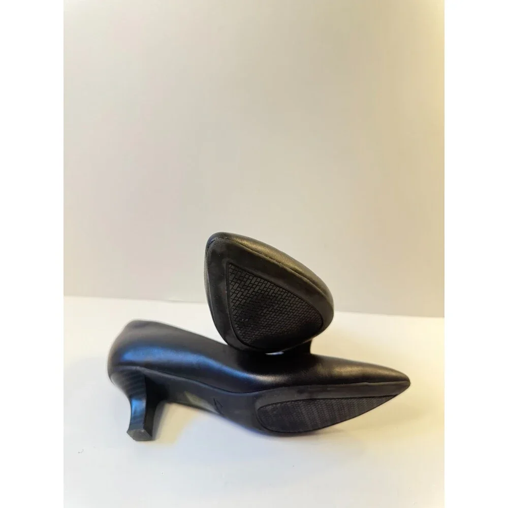 Clarks Womens Heels Black Leather US 9